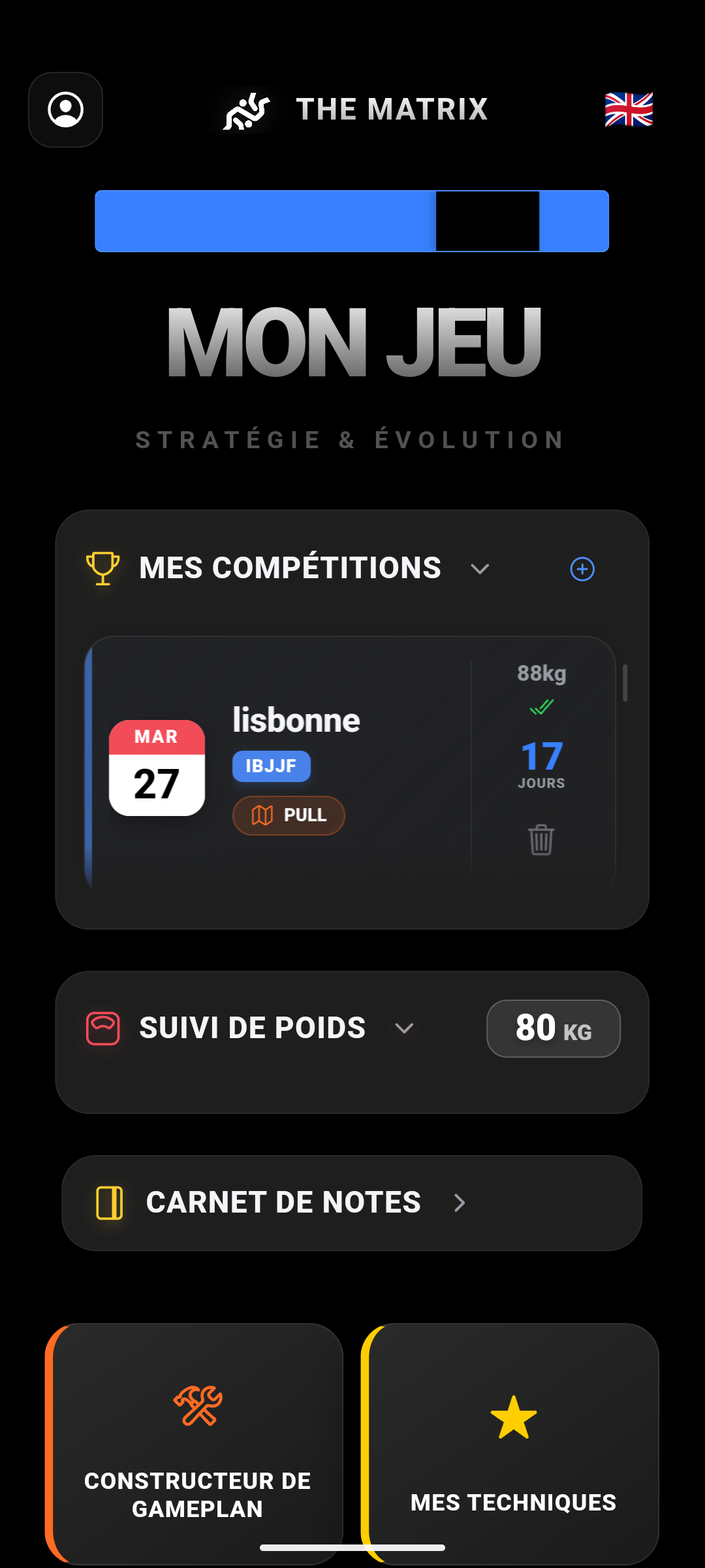 My Game Dashboard